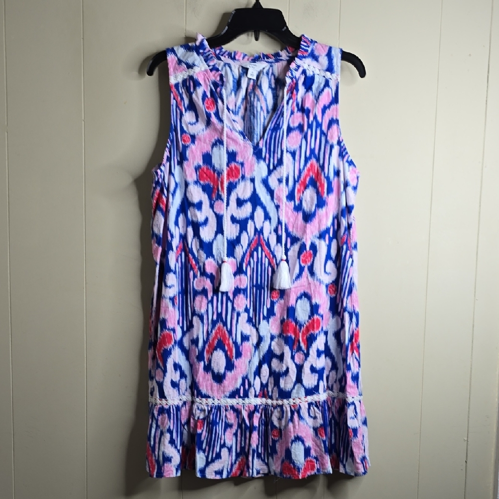 Women's  Sleeveless Patterned Dress Crown & Ivy Small